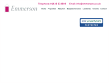 Tablet Screenshot of emmersons.co.uk